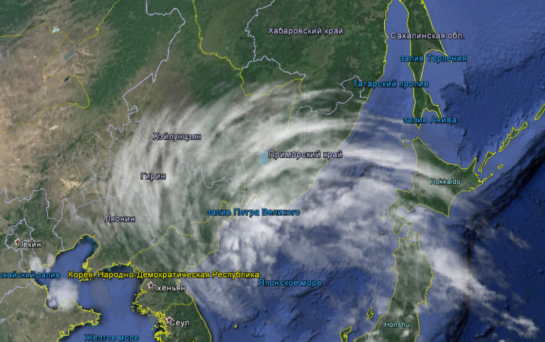 Залив на карты работа. Тайфун карта. Тайфун на Дальнем востоке карта. Тайфун гони. Корейский залив.