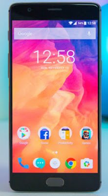 Spesifikasi OnePlus 3T Spesifikasi OnePlus 3T Pada tampilan depannya, OnePlus 3T hadir dengan membakan layar berukuran sangat luas yakni berdimensi 5.5 inch dengan resolusi setara full HD 1080 x 1920 pixel. Kerapatan layar yang dimilikinya juga sangat baik, yakni setara 401 ppi sehingga anda akan disuguhkan kualitas gambar yang halus dan juga bening nantinya. Untuk jenis layarnya, OnePlus 3T ini menggunakan teknologi Optic AMOLED yang sudah dilapisi oleh pelindung anti gores dari Corning Gorilla Glass 4 disisi luarnya. Fitur fotografi juga tidak dilupakan oleh pihak OnePlus untuk melengkapi kecanggihan dari OnePlus 3T ini. untuk kamera utamanya, OnePlus 3T hadir dengan dibekali kamera berukuran sensor 16 MP yang dilengkapi fitur autofocus, OIS, touch focus, serta LED flash agar hasil jepretan anda makin mantap. Lalu untuk kamera depannya OnePlus 3T ini dibekali dengan kamera berukuran sensor 16 MP juga yang bisa anda gunakan untuk berfoto maupun merekam video dengan resolusi gambar HD 1080p. Sebagai keamanan, OnePlus 3T ini juga memiliki sensor fingerprint untuk menjaganya dari tangan jahil nantinya. Selain itu OnePlus 3T ini juga didukung dengan fitur Fast Charging yang akan mampu mengisi daya baterai hingga 60% Referensi https://www.begawei.com/look/harga-oneplus-3t