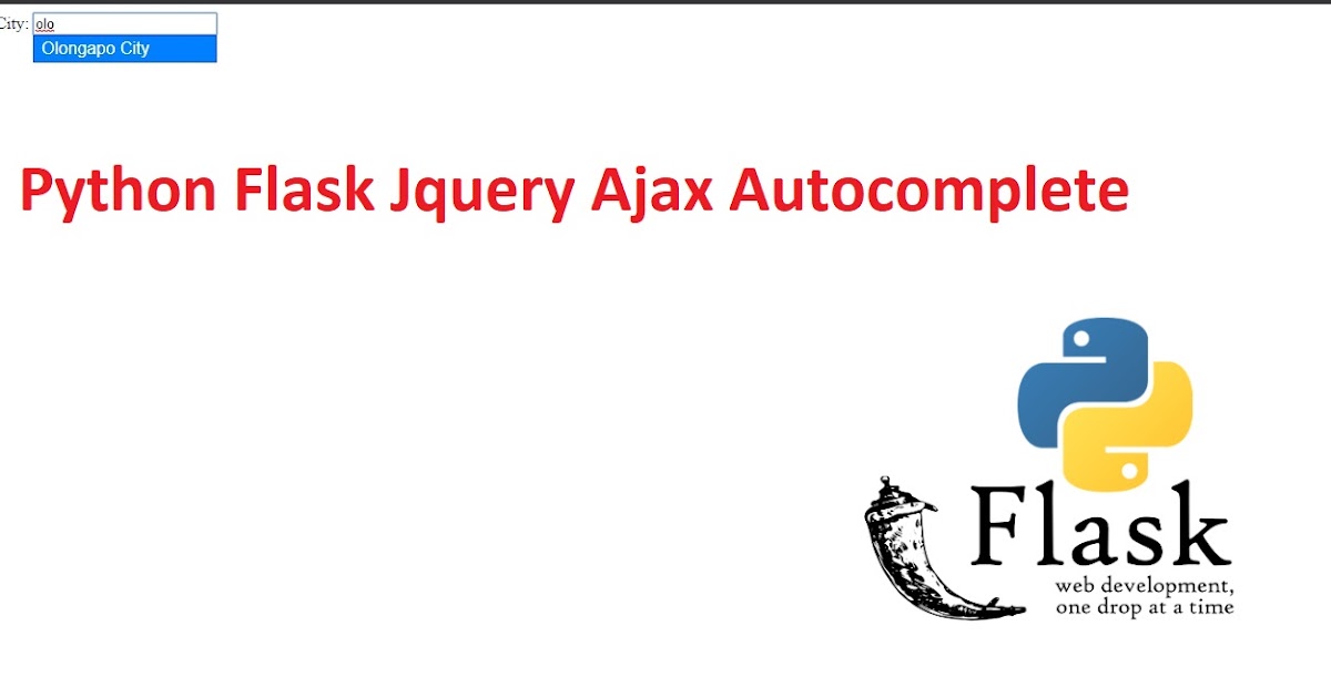 Python Flask Jquery Ajax Tutorial101