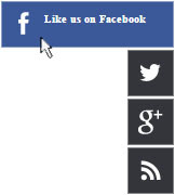 dynamic floating social media buttons