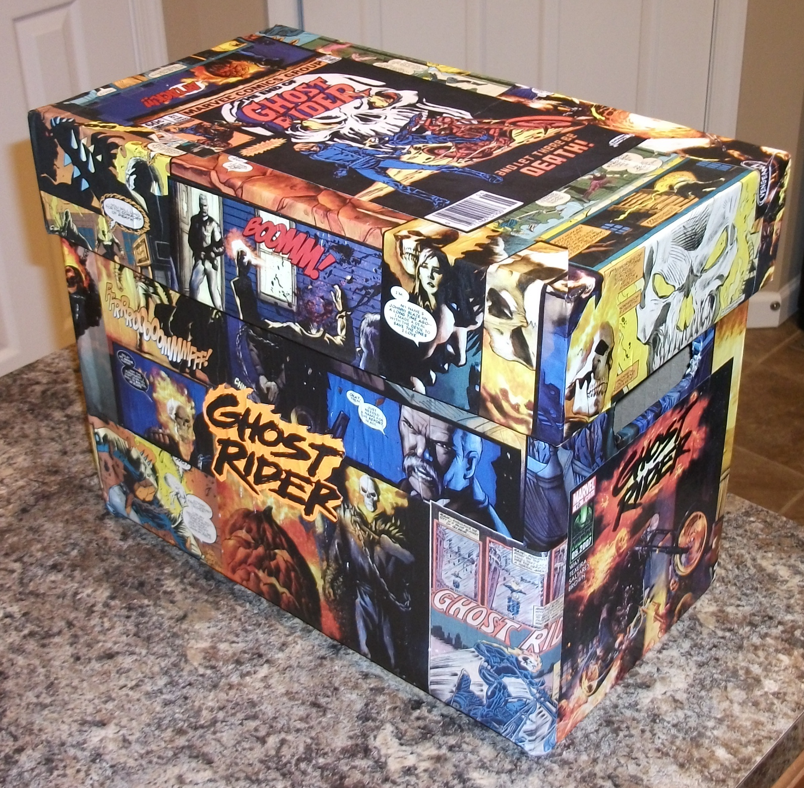 Kracalactaka Creations Comic Decoupage Blog Ghost Rider Comic