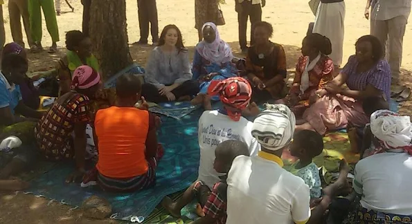 Crown Princess Mary of Denmark and foreign affairs minister Kristian Jensen started a 2 day visit to Burkina Faso