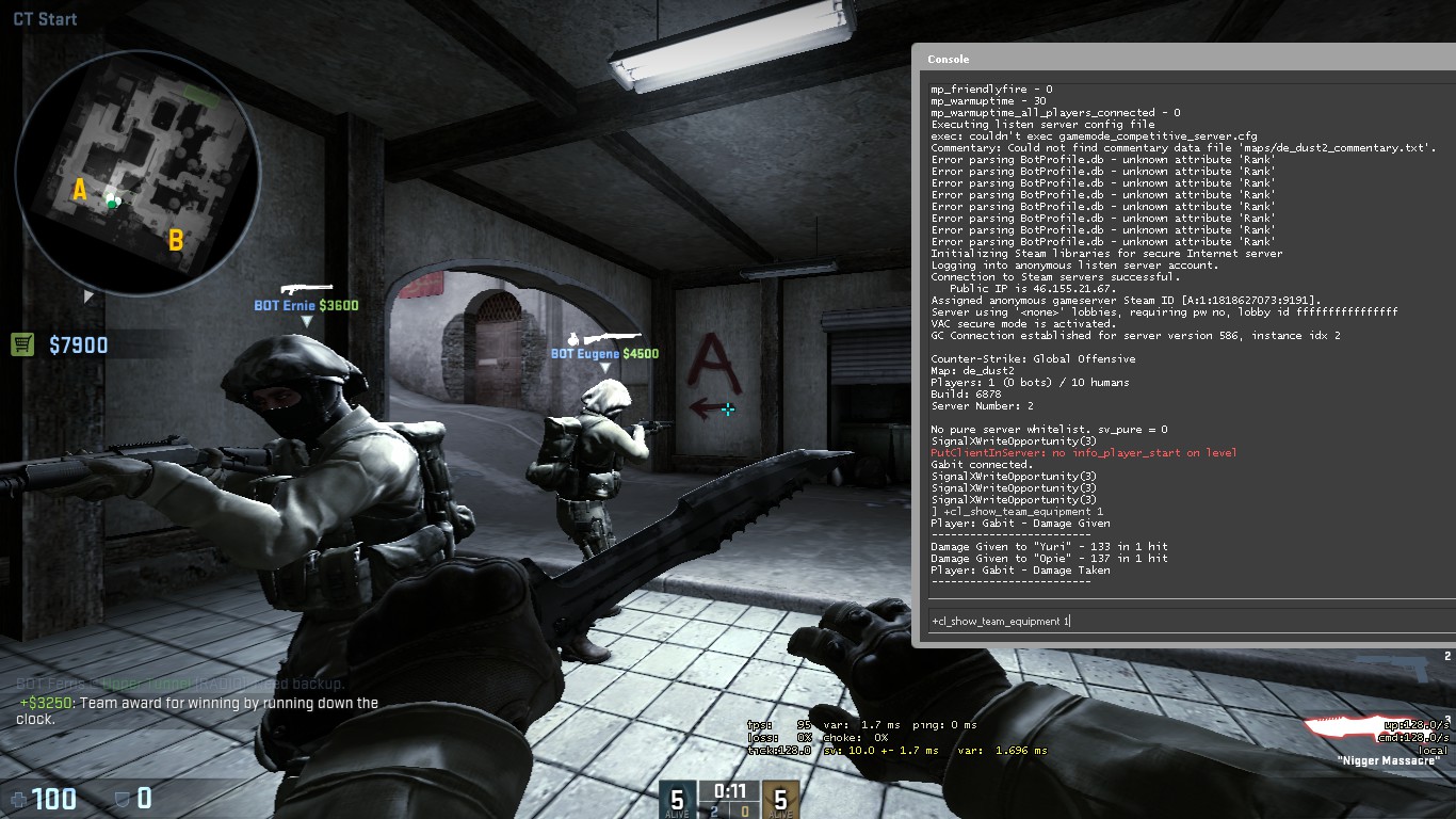 Cs Go Maçında Takım Arkadaşını ve Silahını Görme Kodu CounterStrike