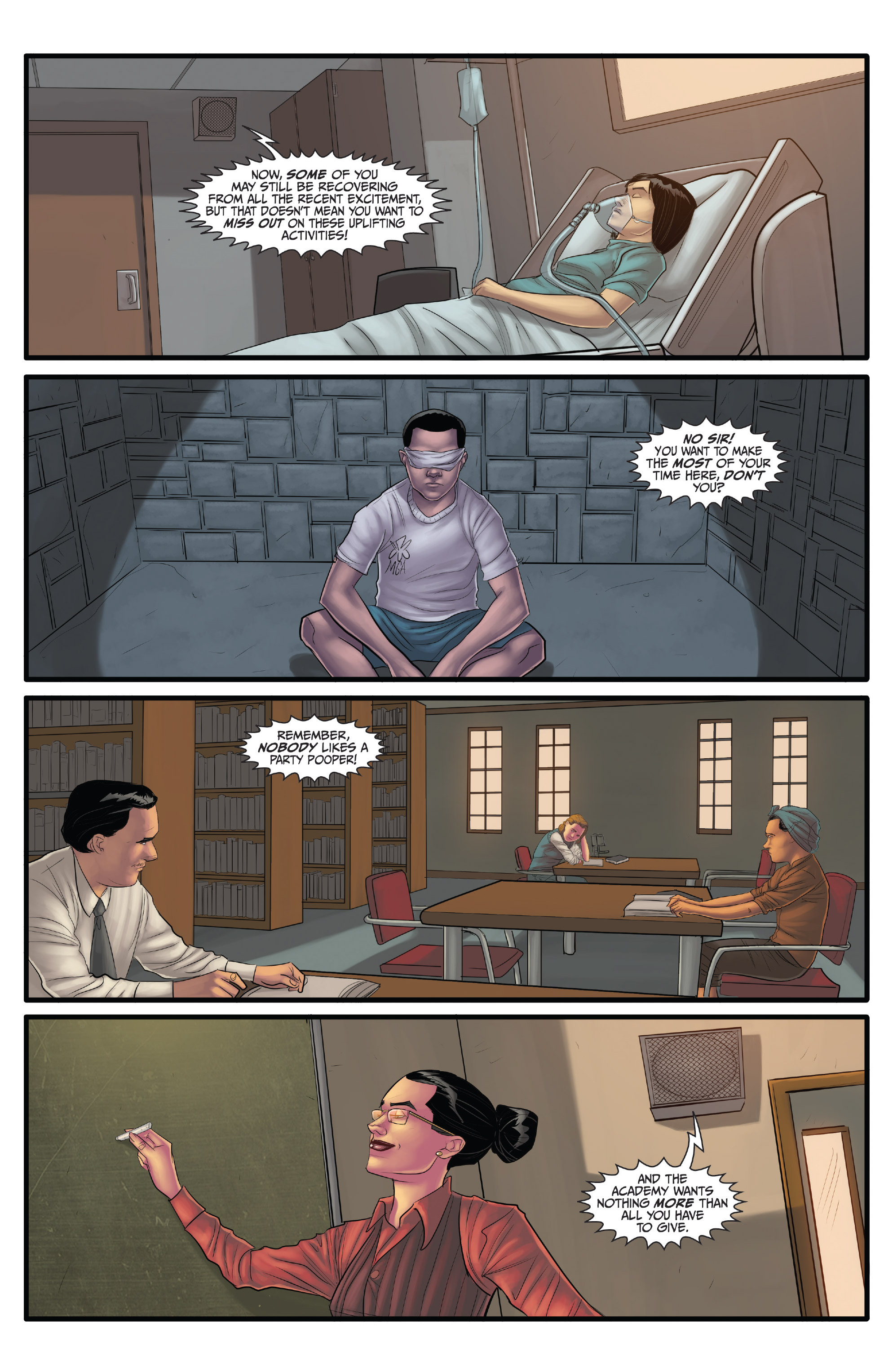 Read online Morning Glories comic -  Issue #39 - 8