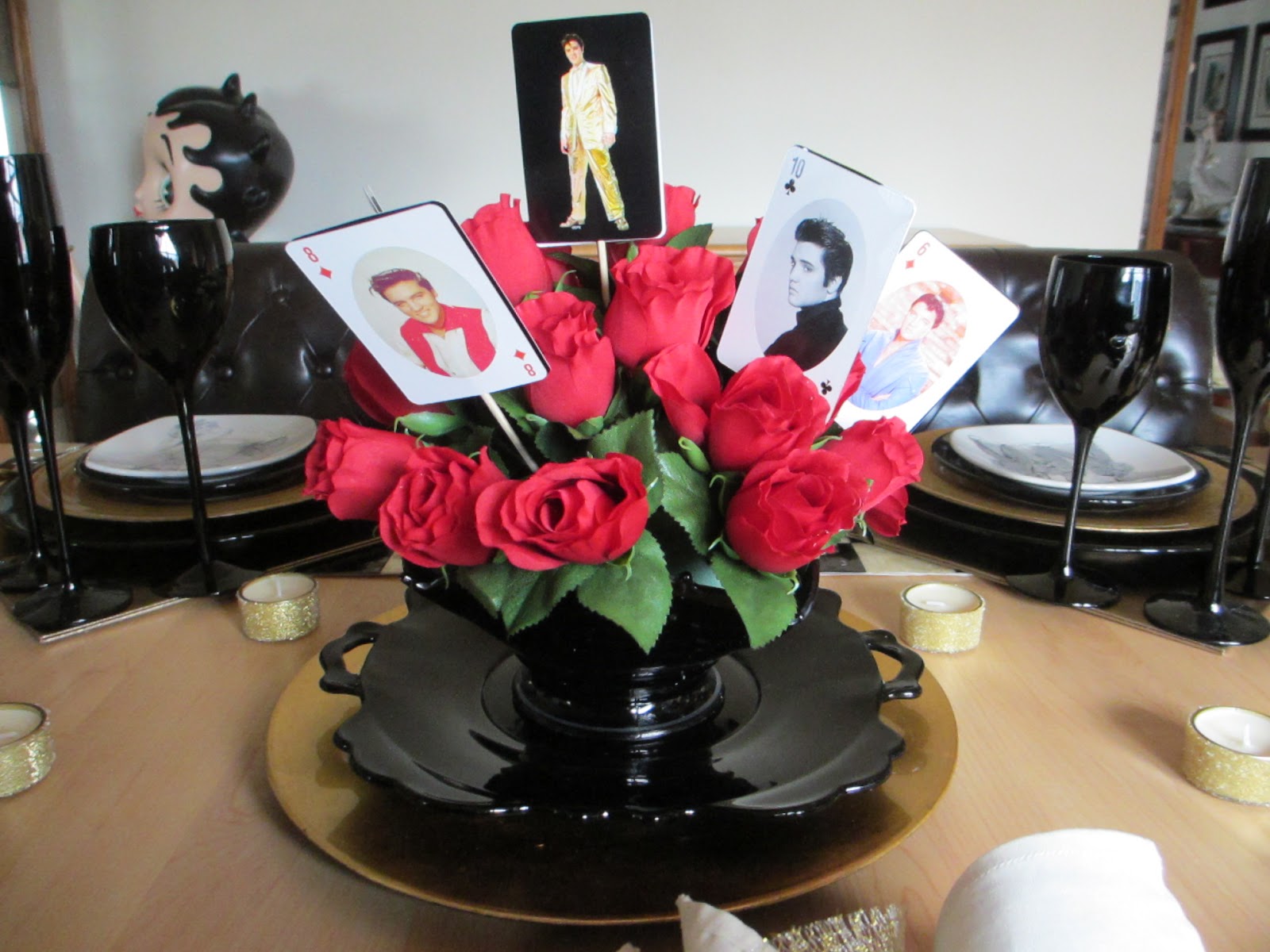 The Guest Elvis' Birthday Tablescape
