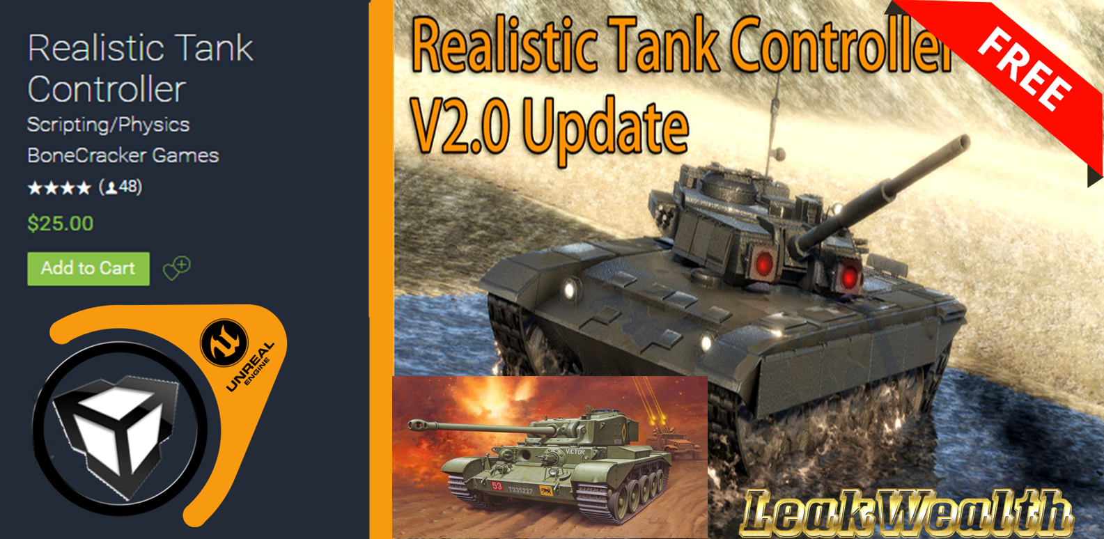 Realistic Tank Controller Game Art 3D