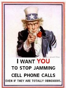 Cell phone jammer illegal - Uncle Sam