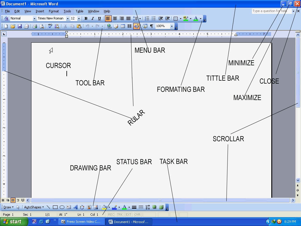 Microsoft Word 2003 माइक्रोसॉफ्ट वर्ड