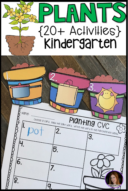 Plant Activities, Writing Crafts, Science Lessons and Centers for