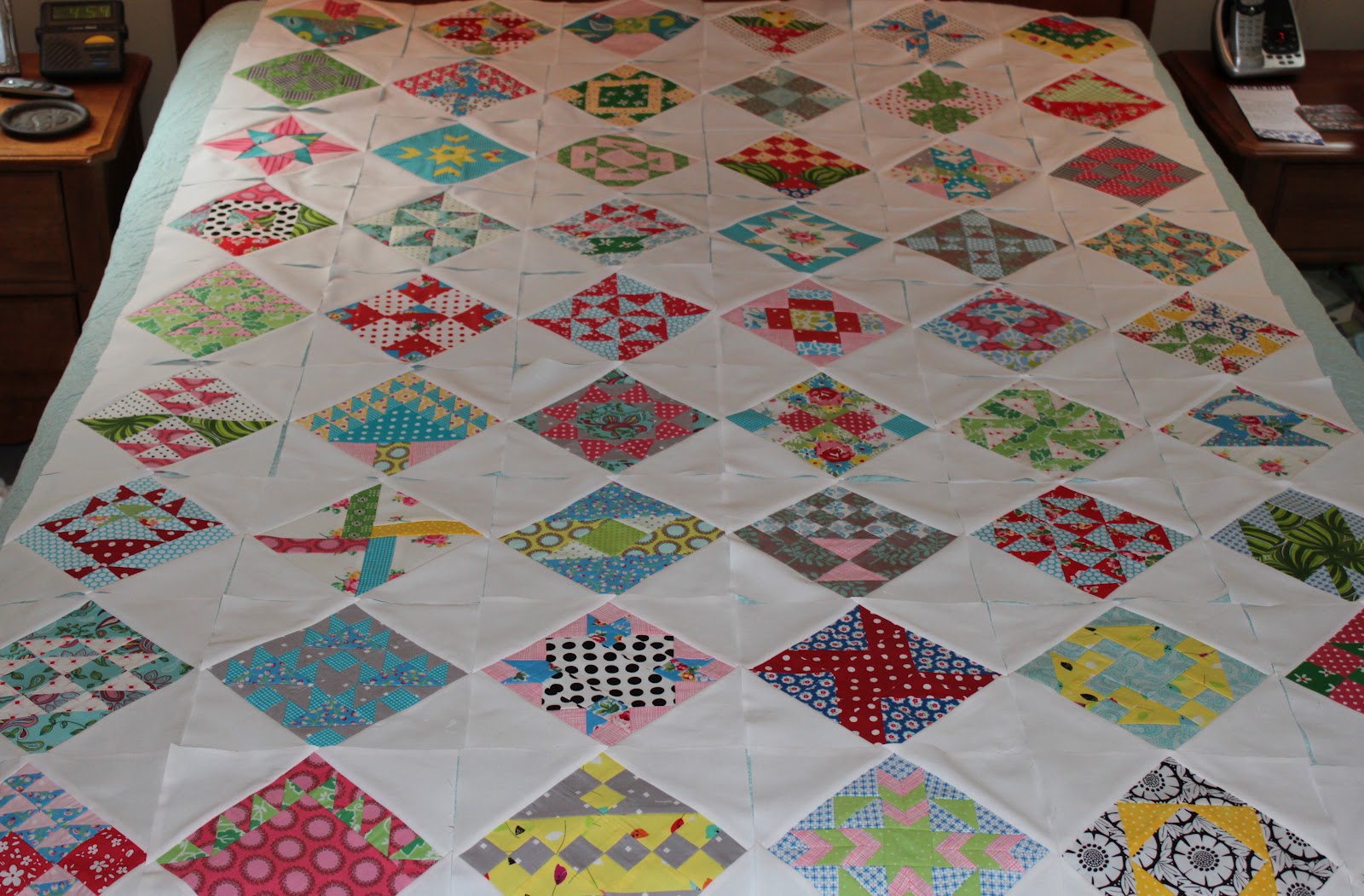 Lollyquiltz Farmer's Wife FridayOn Point Blocks