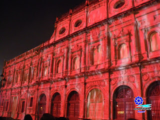 Mapping en Plaza de San Francisco - Sevilla, Navidad 2012 02