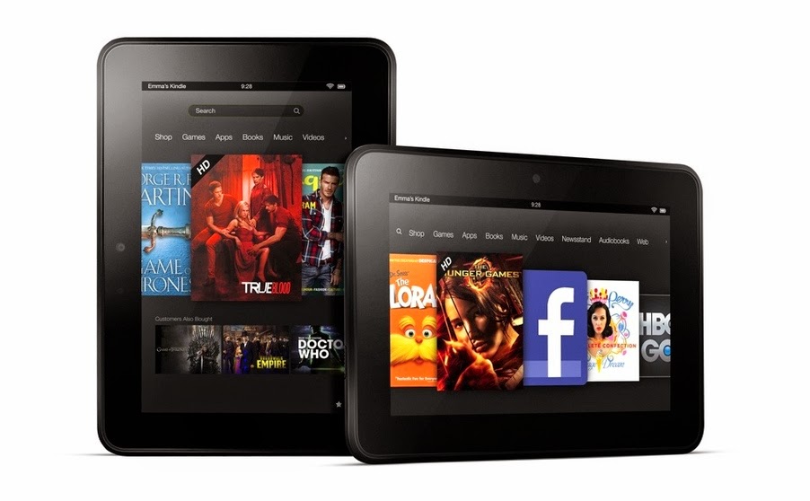 Il reader e il tablet Amazon Kindle e Kindle Fire.