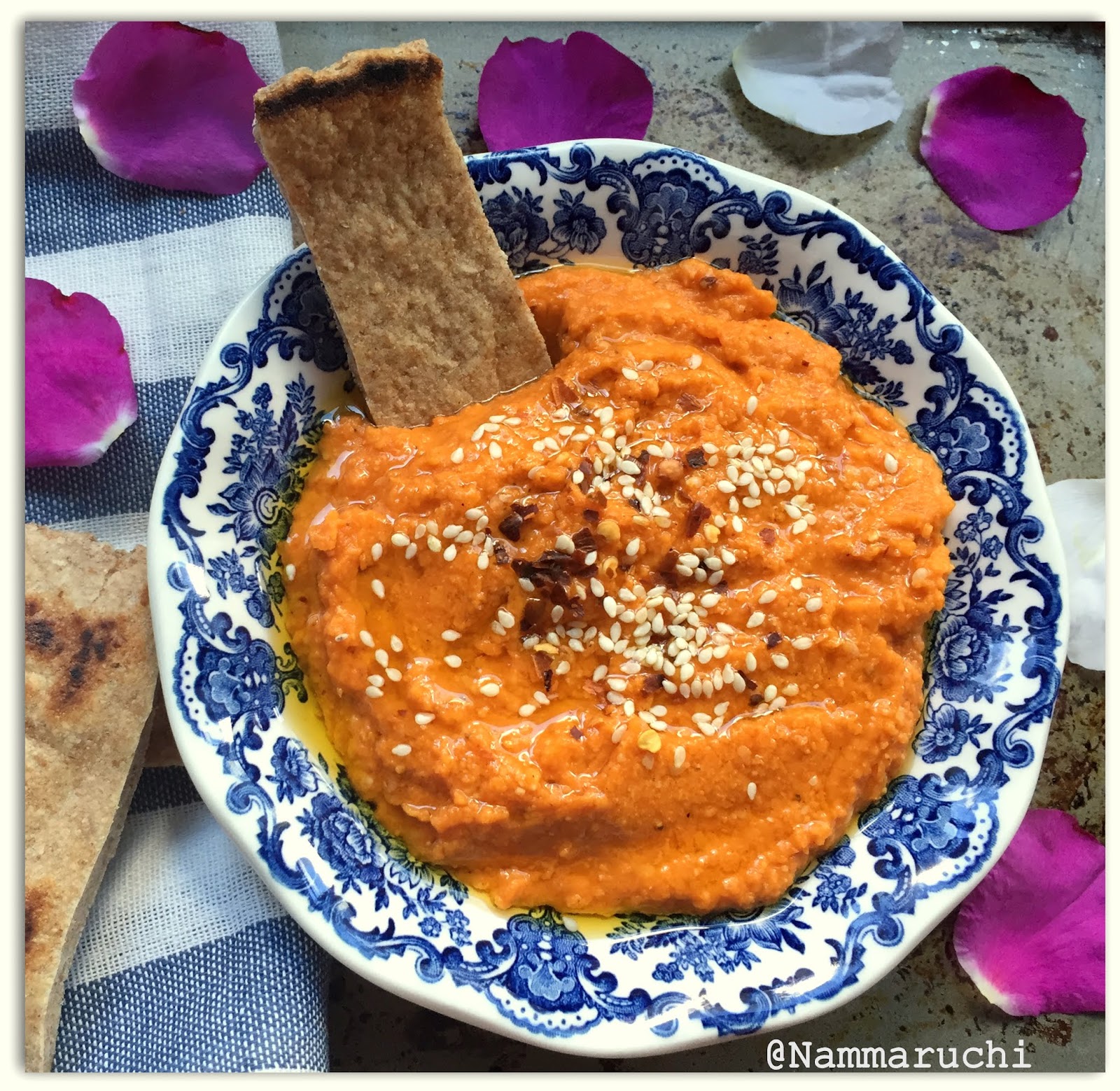 Namma Saviruchi Hummus With Roasted Red Pepper