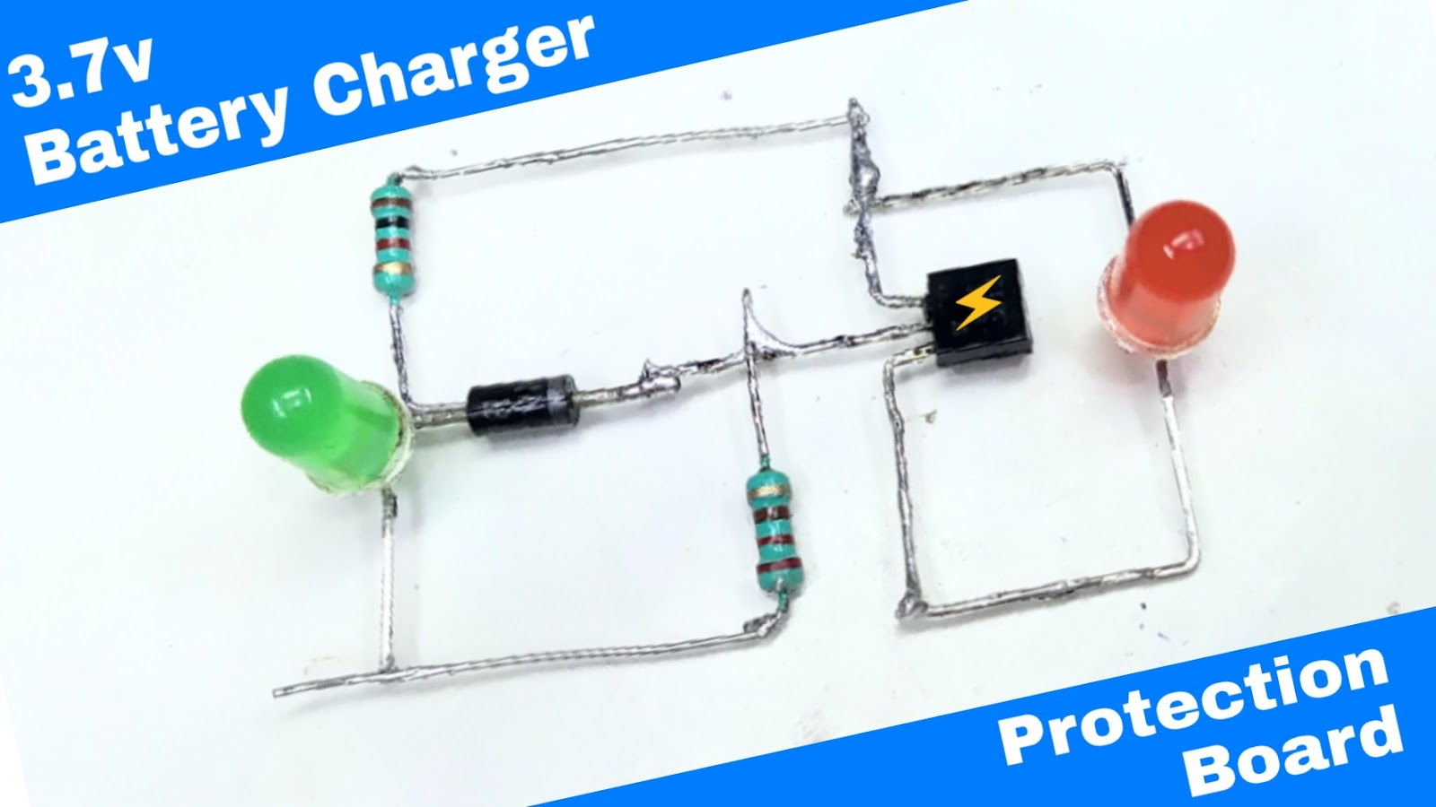 How to Make 3.7v Battery Charger Using Bc547 Transistor