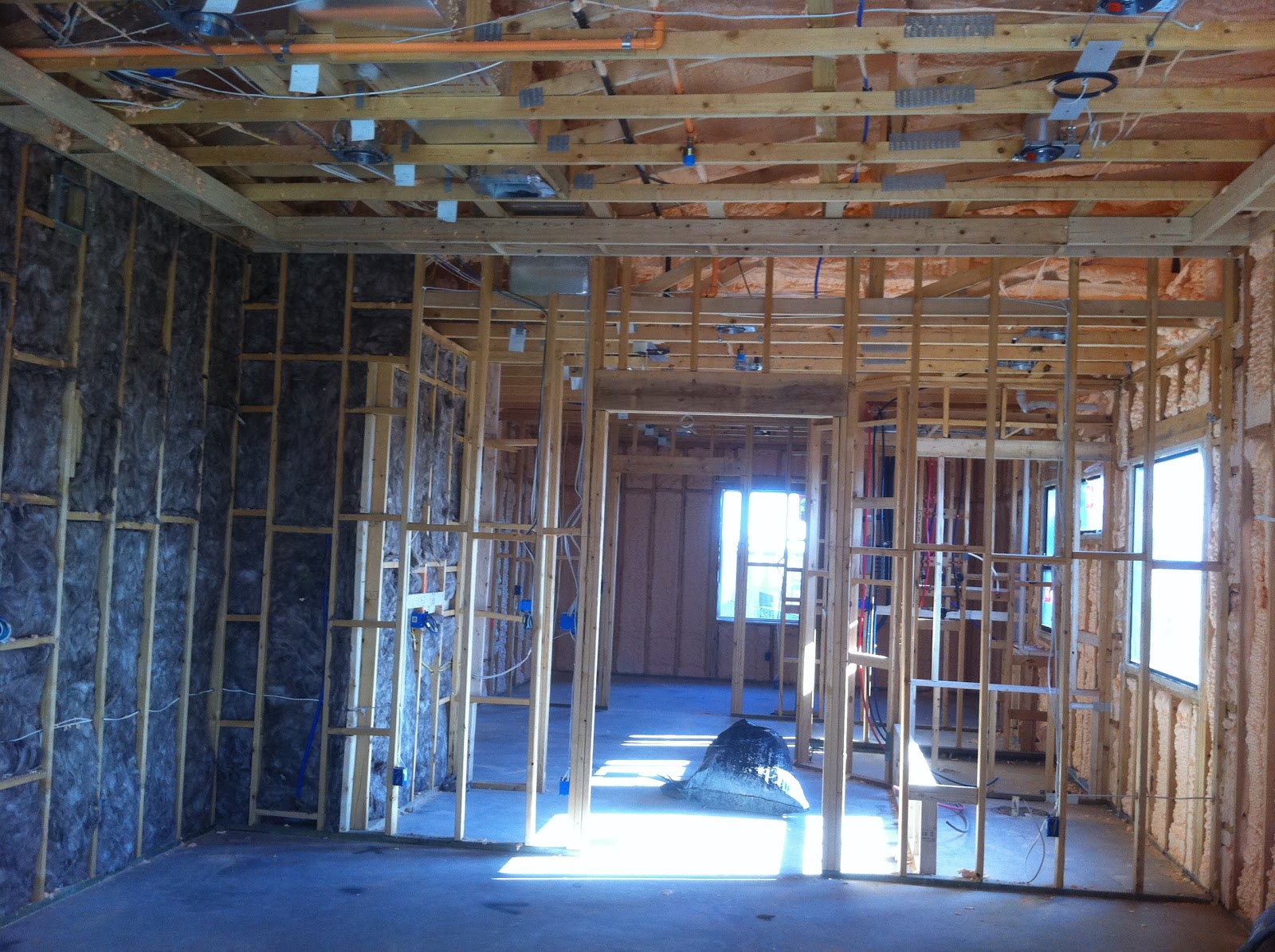 Stockton Residence: Sound Insulation and Sheetrock