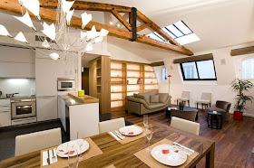 Ideas para decorar, diseñar y mejorar tu casa.: Sala y cocina en un