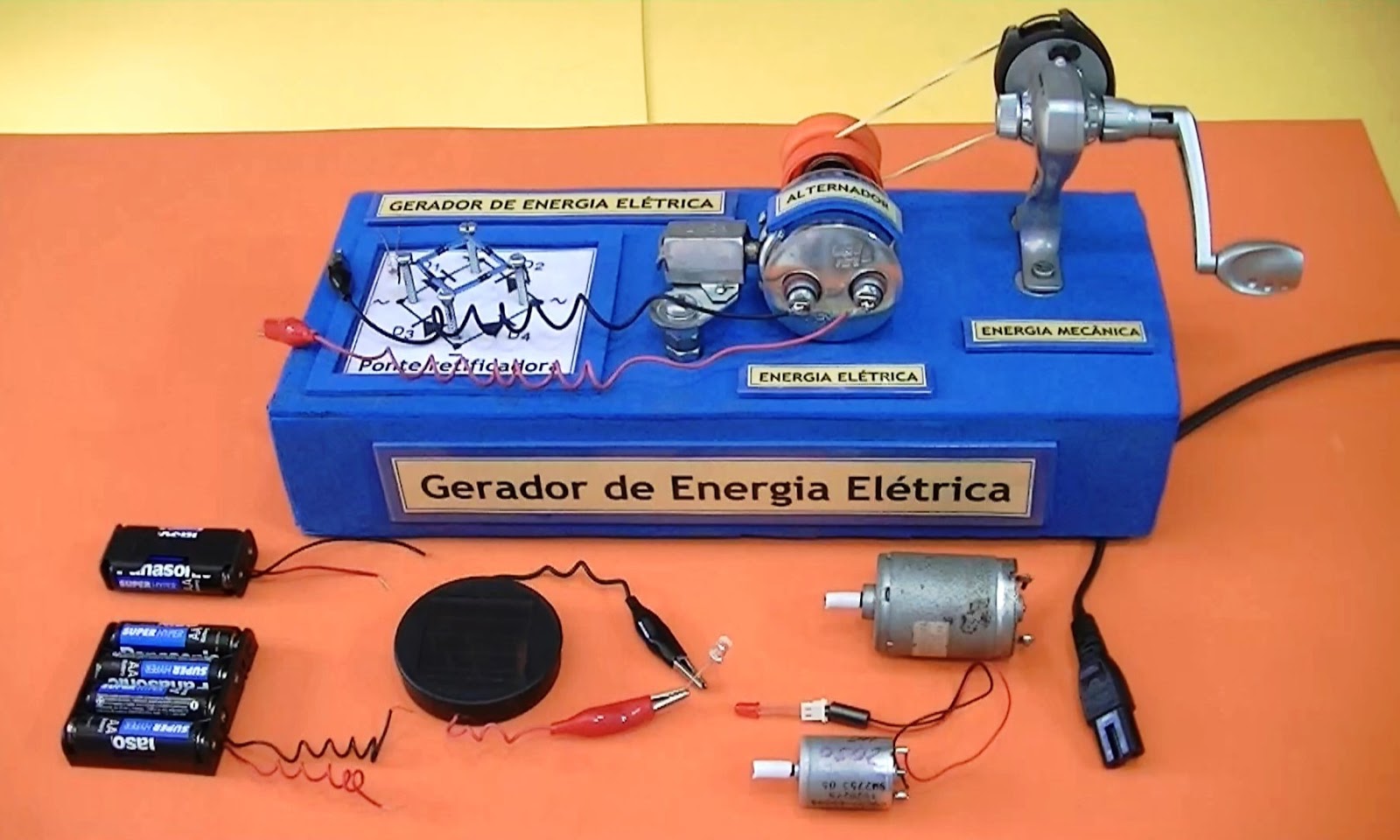 Como Fazer Um Gerador De Energia Com Alternador