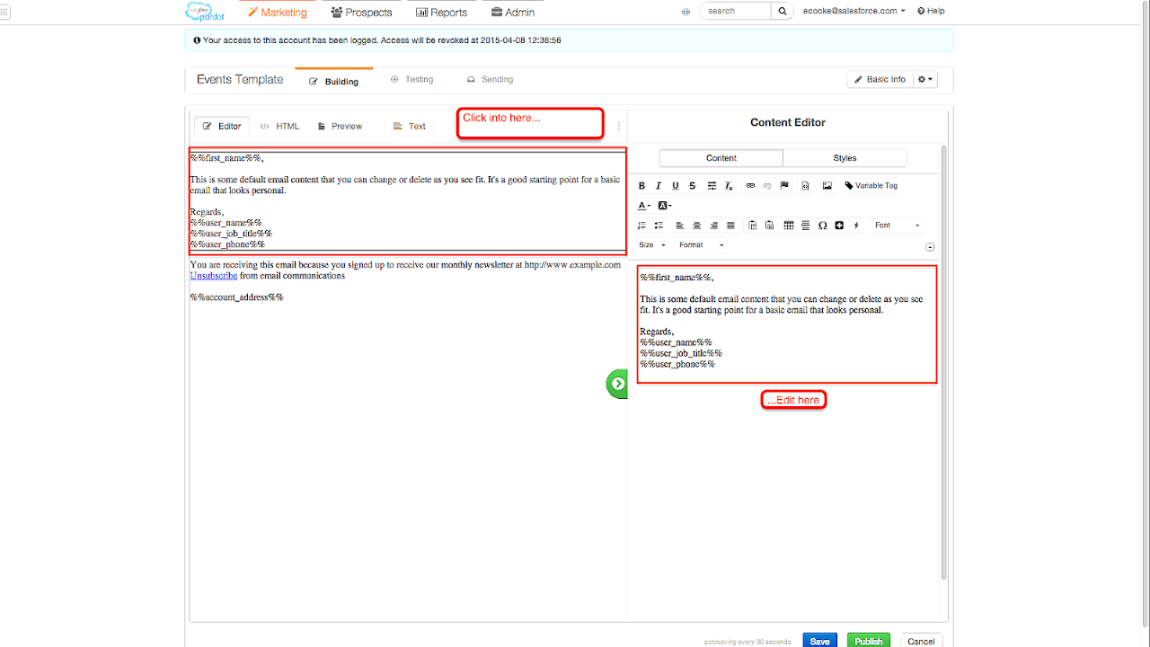 Html Email Body Example Body Choices