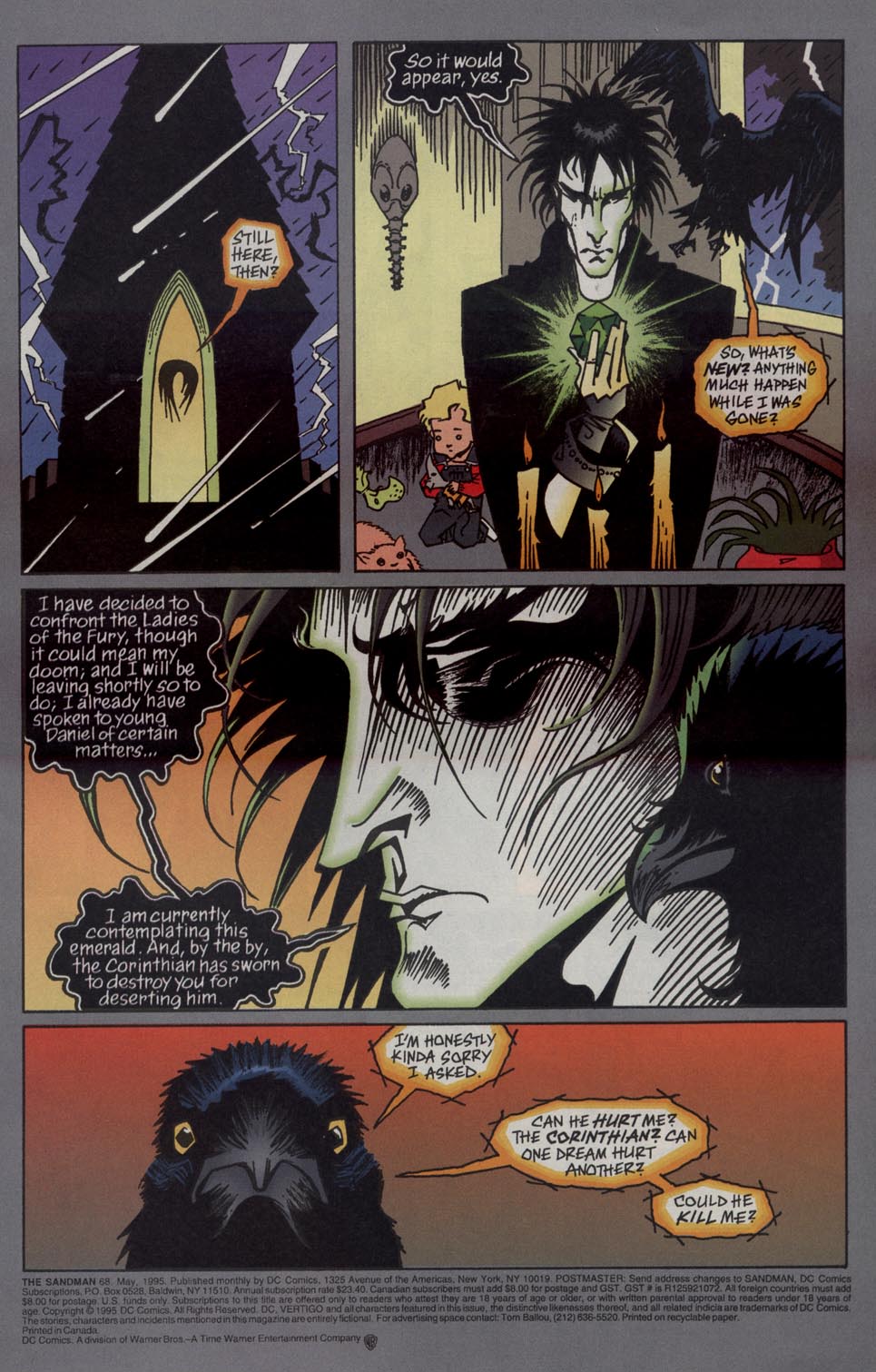 Read online The Sandman (1989) comic -  Issue #68 - 2