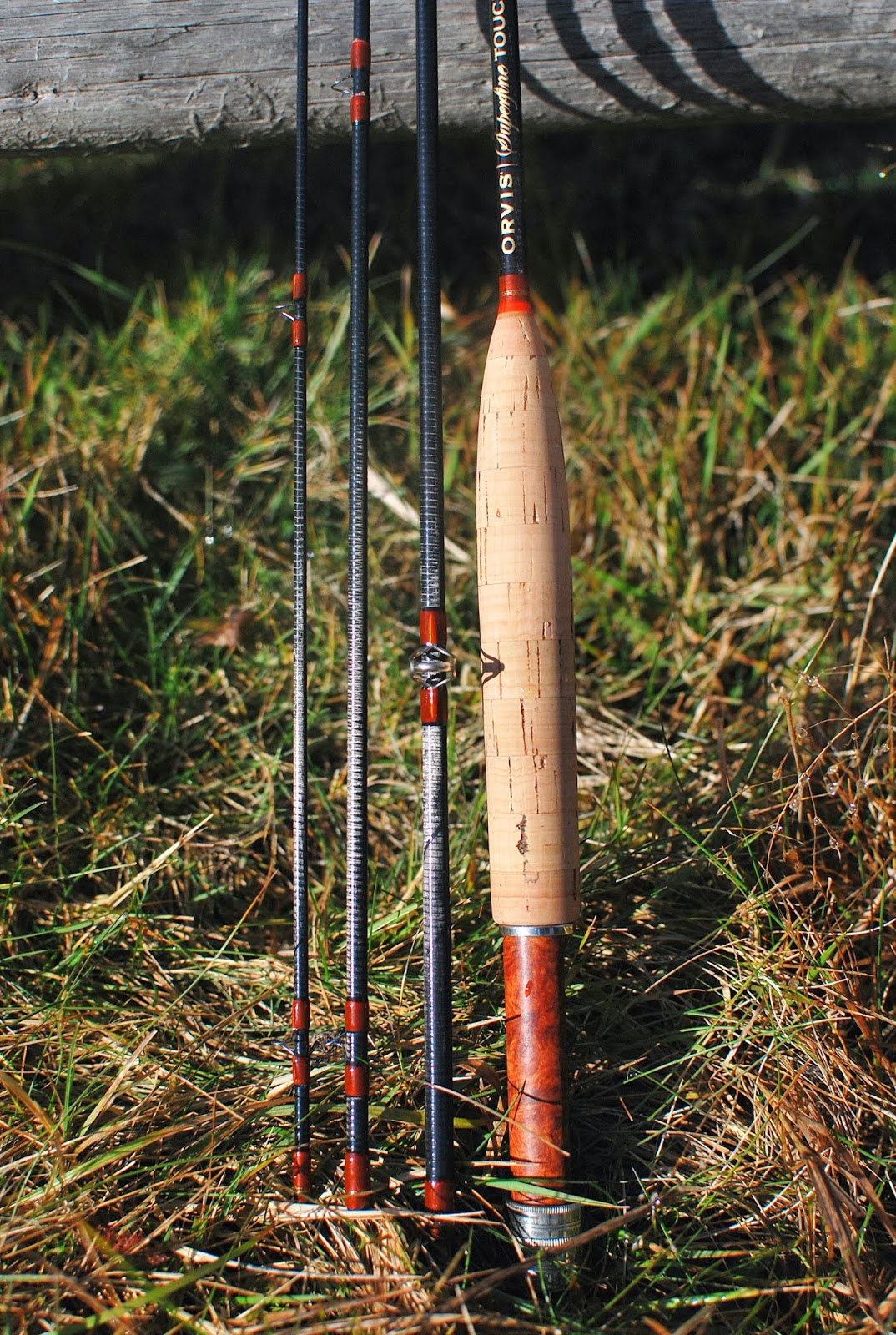 Handcrafted graphite and fiberglass fly rods Orvis Superfine Touch 7'6