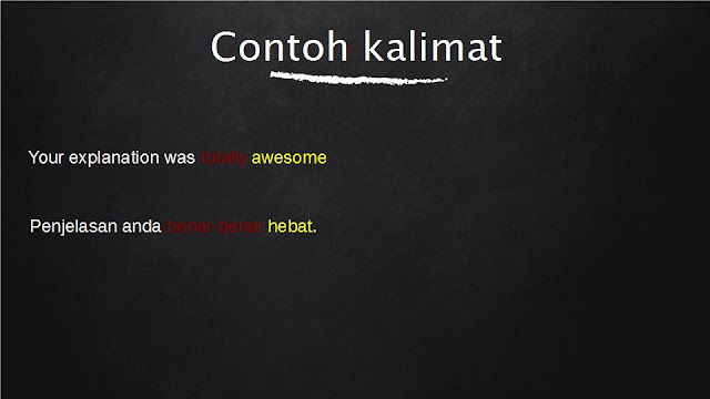 Arti awesome dalam bahasa Indonesia dan contoh kalimatnya
