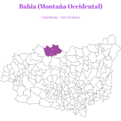 Mapa Comarca de Babia (León)