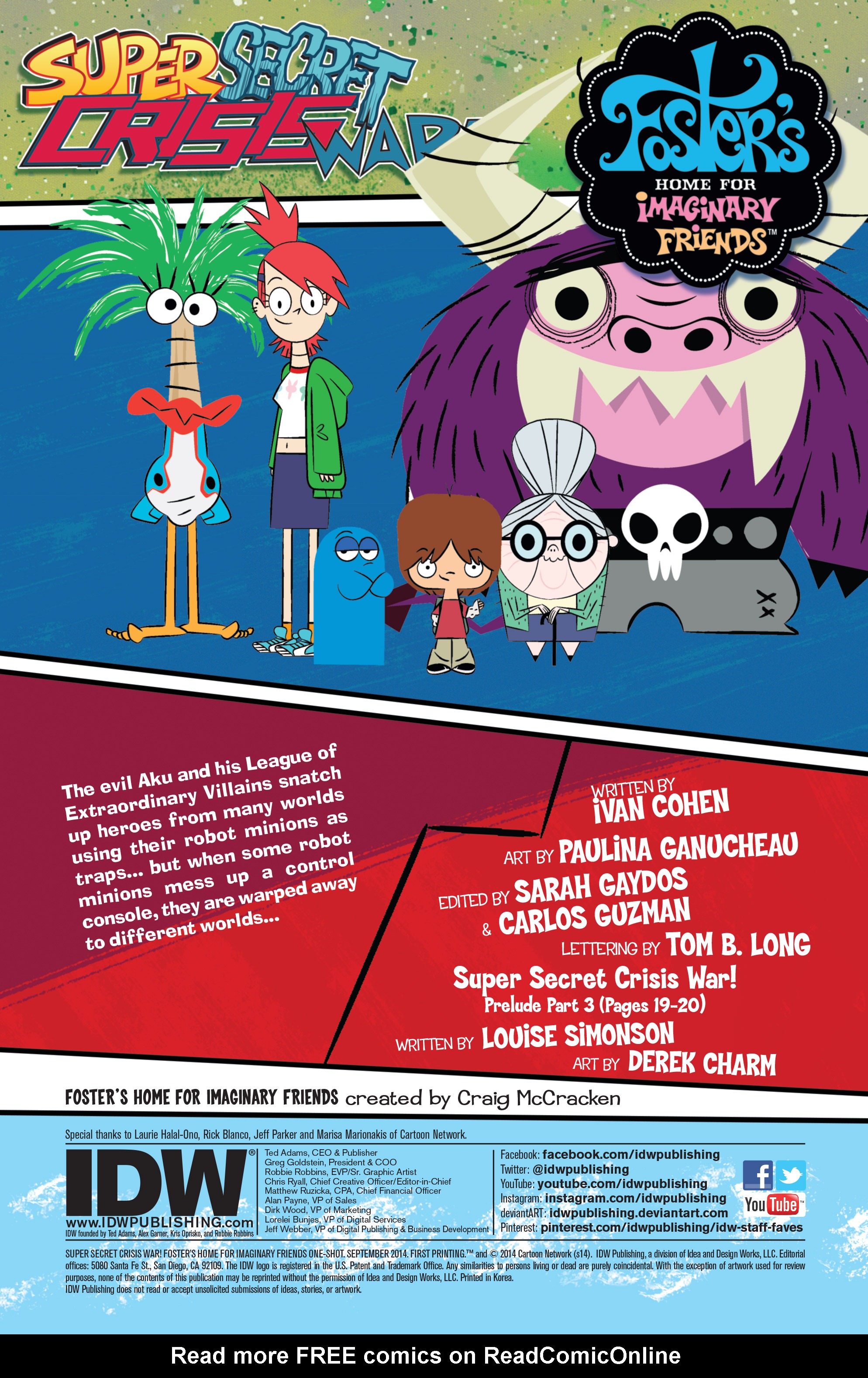 <{ $series->title }} issue Special - Foster's Home for Imaginary Friends - Page 2