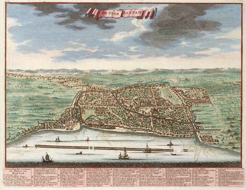 Banten City, Java 1724