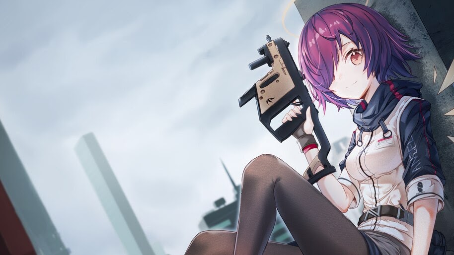 Exusiai, Arknights, Anime, Girl, 4K, #6.1894