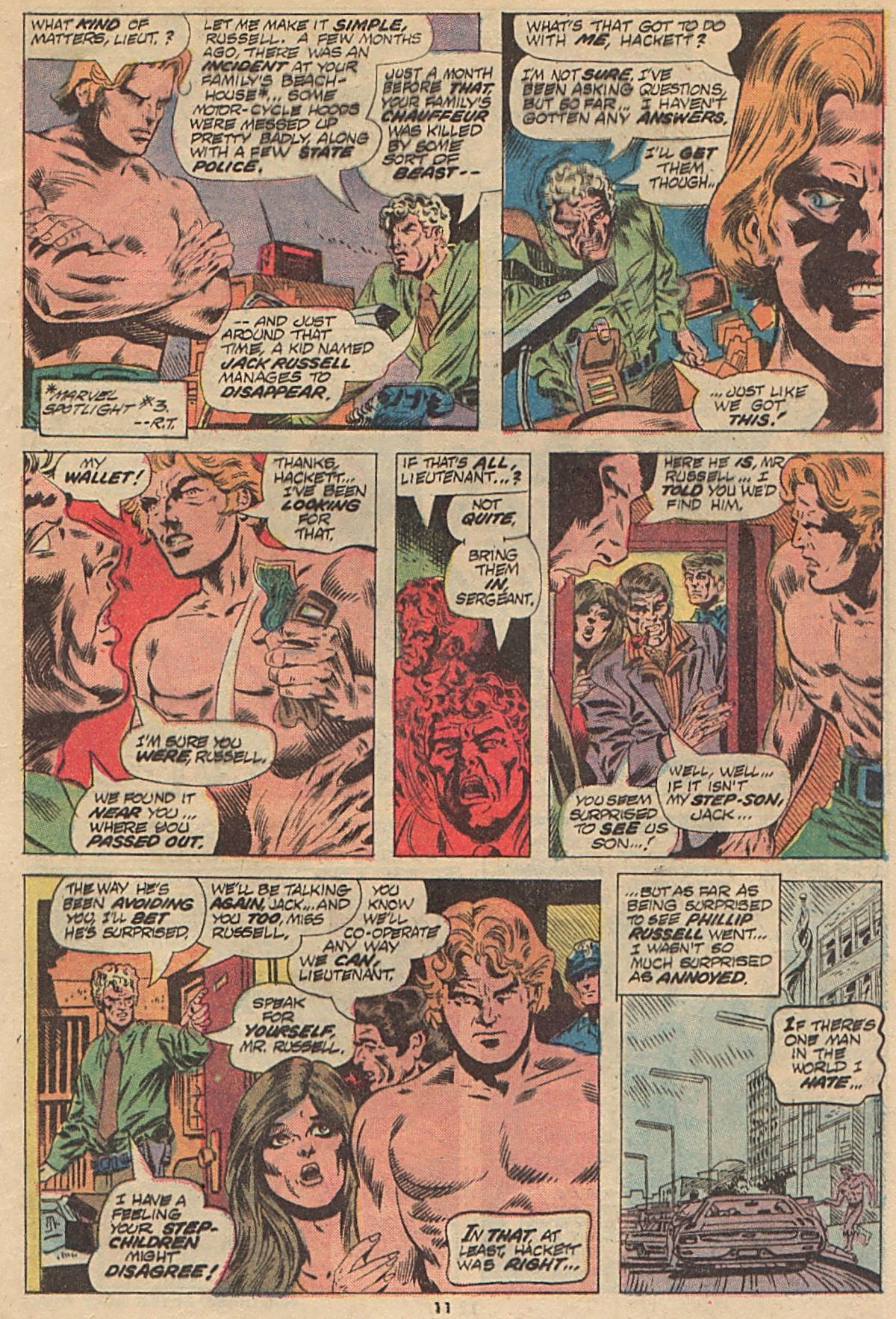 Read online Werewolf by Night (1972) comic -  Issue #9 - 9