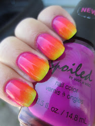 nail rainbow ombre neon polish nails designs cool colors cute notd taste fancy uploaded user