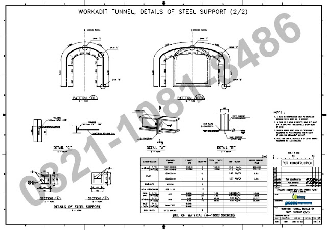 Jasa Steel Rib Tunnel Murah