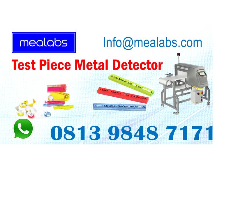 Test Piece Metal Detector Mealabs Indonesia