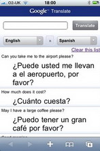 Google Translate for iPhone