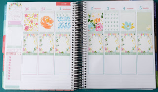 Plan With Me: Swept Away ~ Genuinely Erin | Plan the week with me using my new weekly Erin Condren Life Planner weekly kit, Swept Away,! You can find it on my Etsy shop, Genuinely Erin Designs!