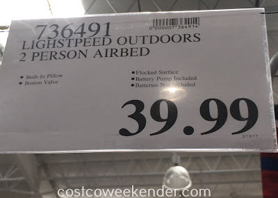 Deal for the Lightspeed Outdoors Tranquilite 2-person Air Bed at Costco
