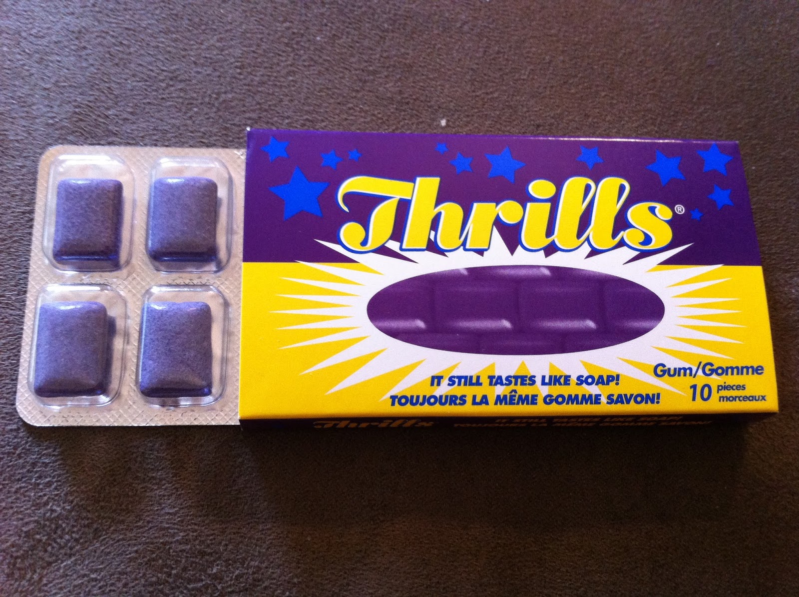 The Sweet Bean Review Thrills Gum "It Still Tastes Like Soap!"