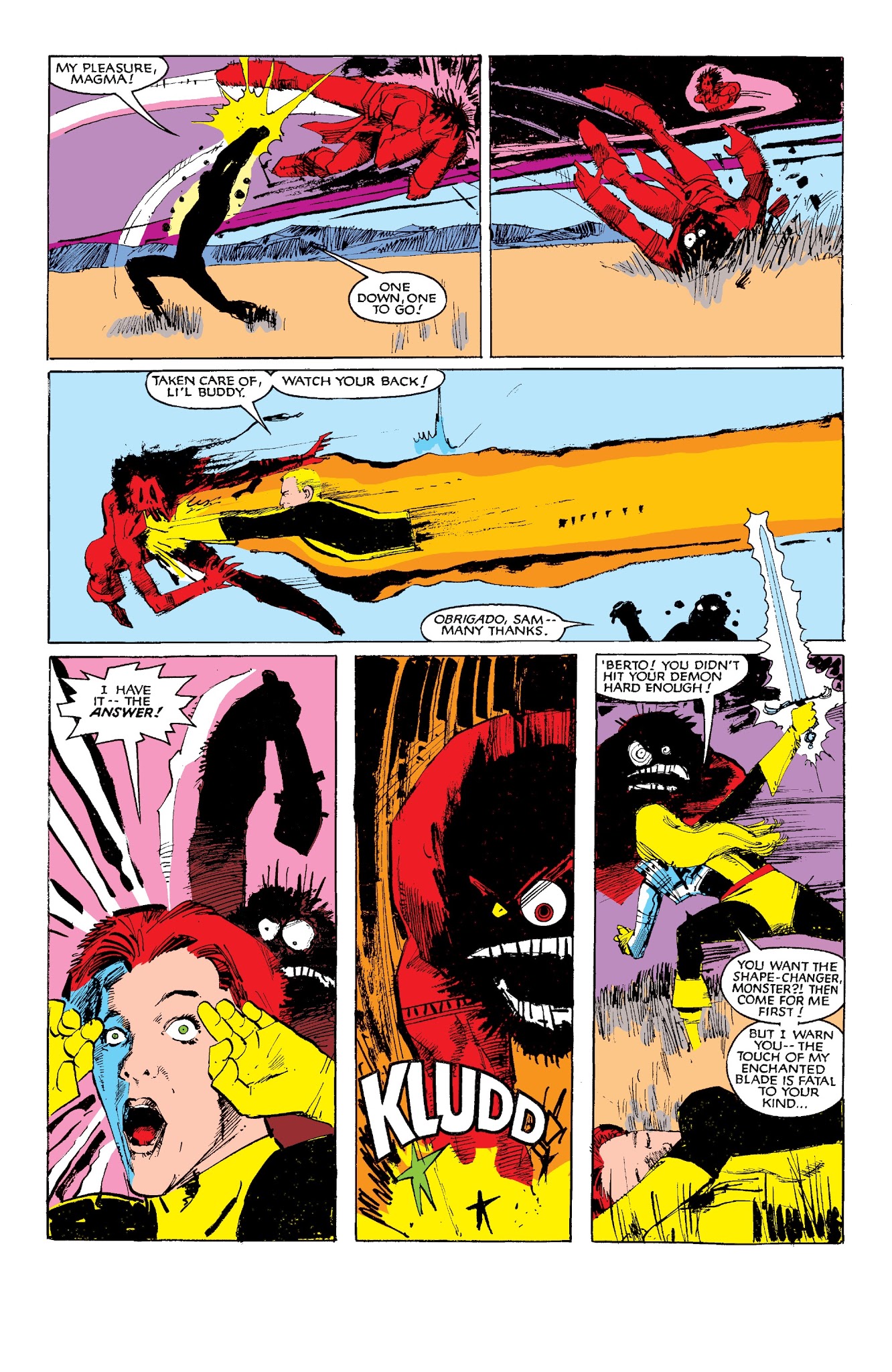 Read online The New Mutants: Demon Bear comic -  Issue # TPB - 73