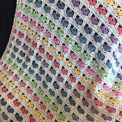 Beautiful Skills Crochet Knitting Quilting Threads of Love Blanket