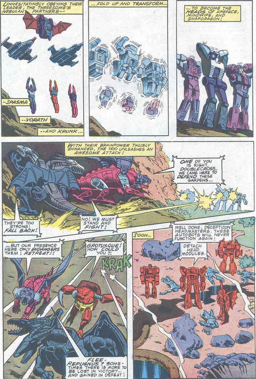 Read online The Transformers: Headmasters comic -  Issue #4 - 3