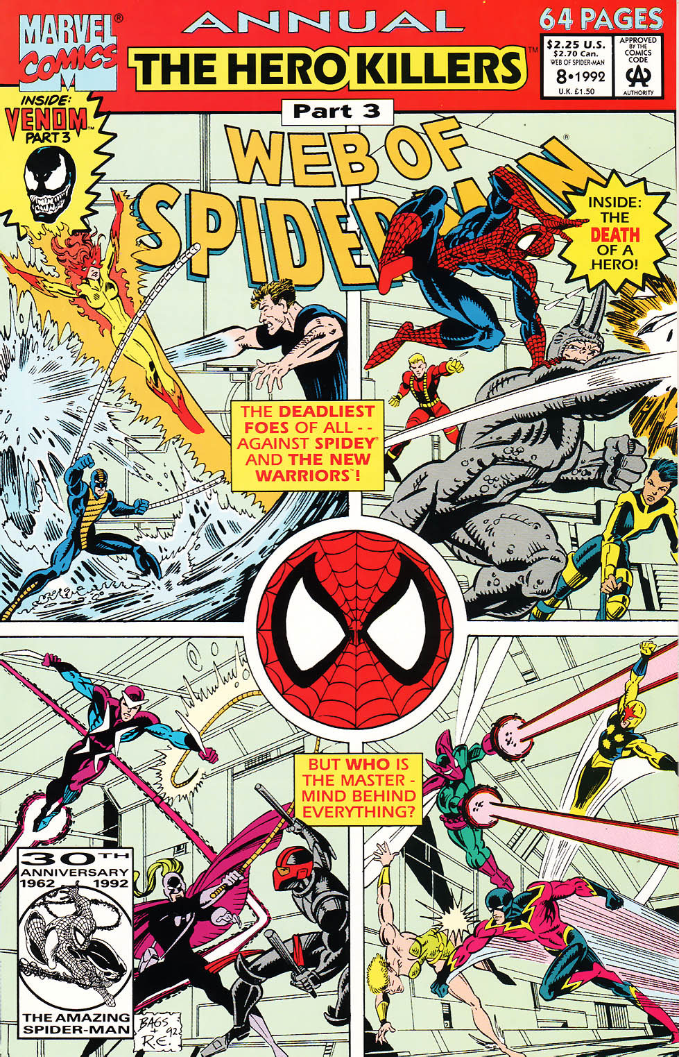 Read online Web of Spider-Man (1985) comic -  Issue # _Annual 8 - 1
