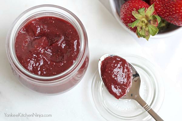 Naturally sweetened slow cooker strawberry butter