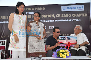 Sanjay Dutt & Priya donate a Mobile Mammography Screening Unit 
