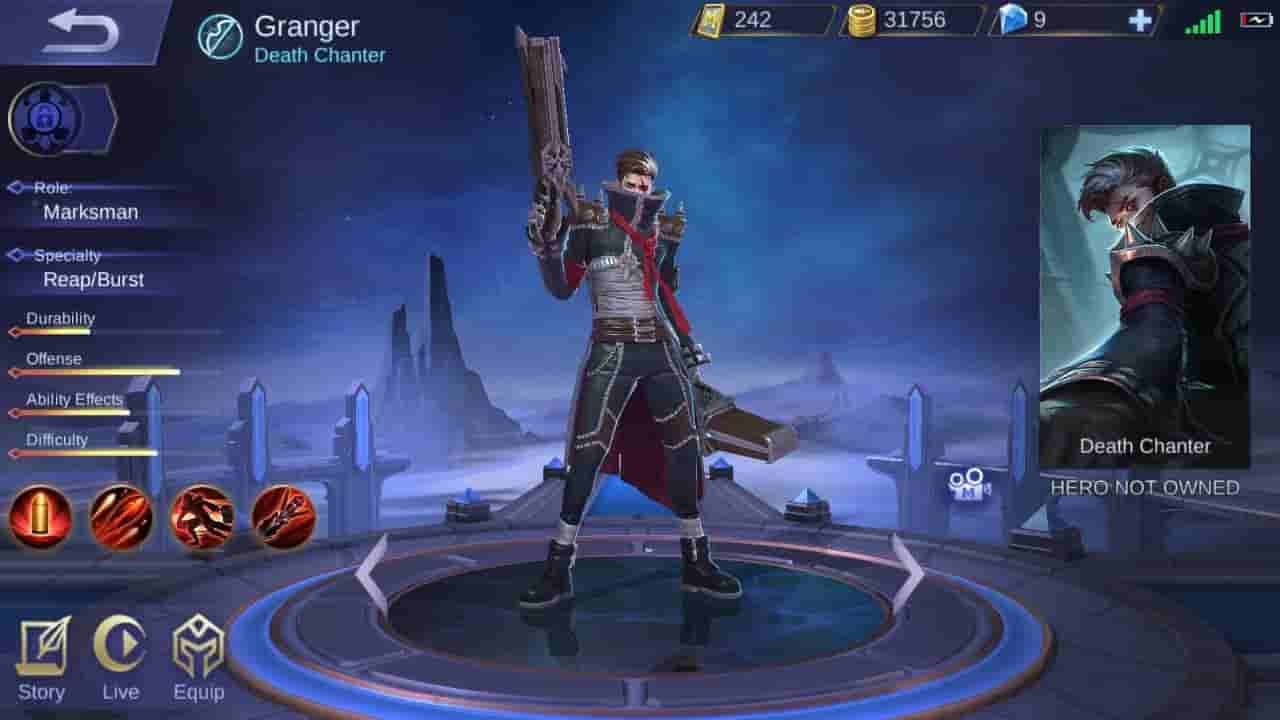 Best Granger Build New Hero Marksman Easy Maniac