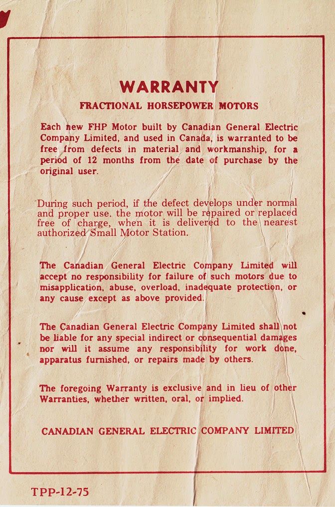 Progress is fine, but it's gone on for too long. Fractional Horsepower