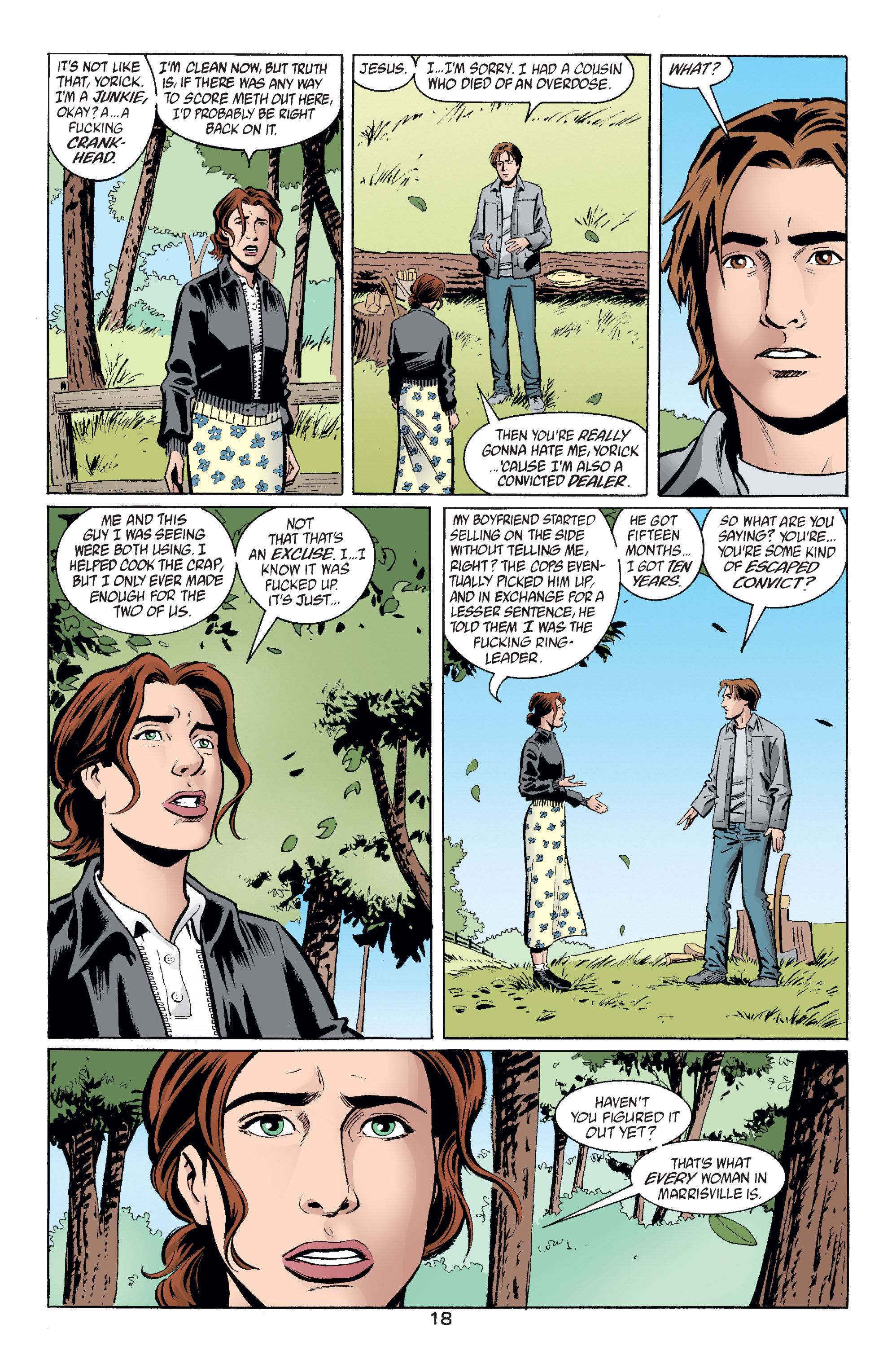 Read online Y: The Last Man (2002) comic -  Issue #8 - 19