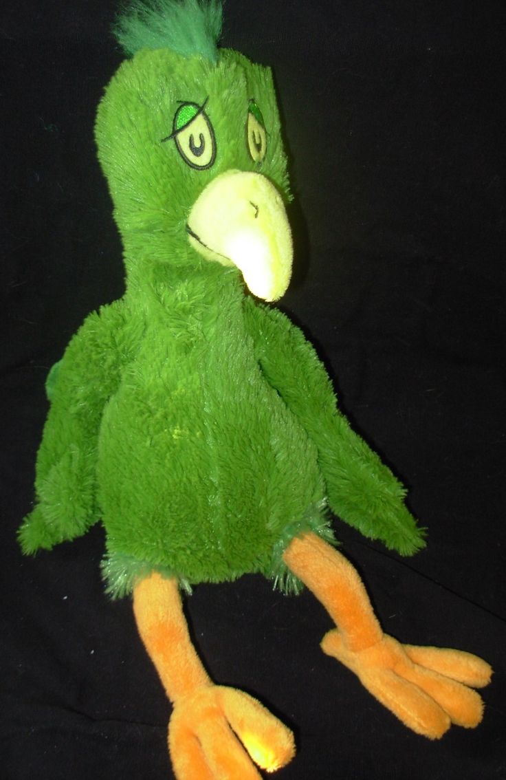 Bird In Everything Green Bird Plush Toy