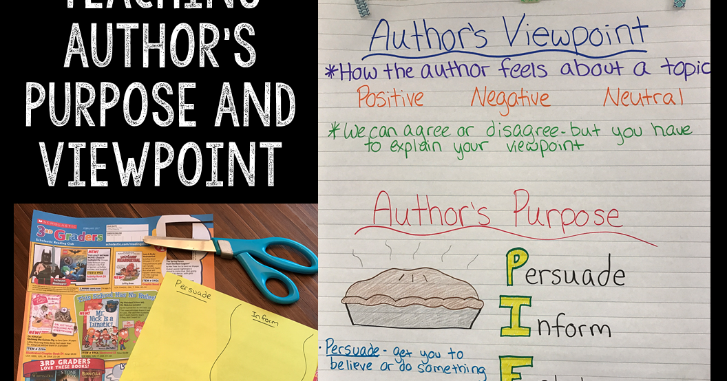 Teaching Author's Purpose & Viewpoint | All About 3rd Grade