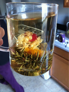 kvetoucí, čaj, zdraví