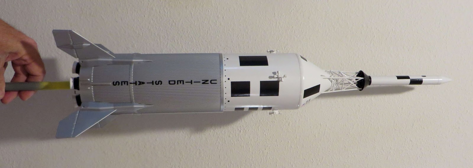 Model Rocket Building Finished Estes Little Joe II on Ebay